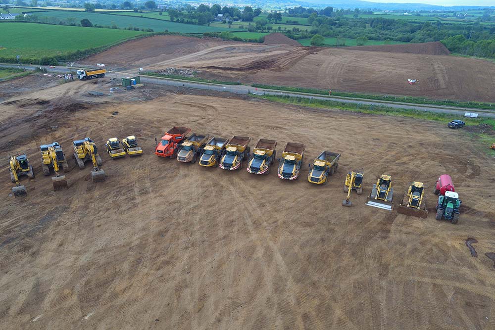 Range of plant hire in Ballyclare